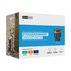 KlikAanKlikUit Stekkerdoos AGC-200 inclusief Dimmer voor Buiten