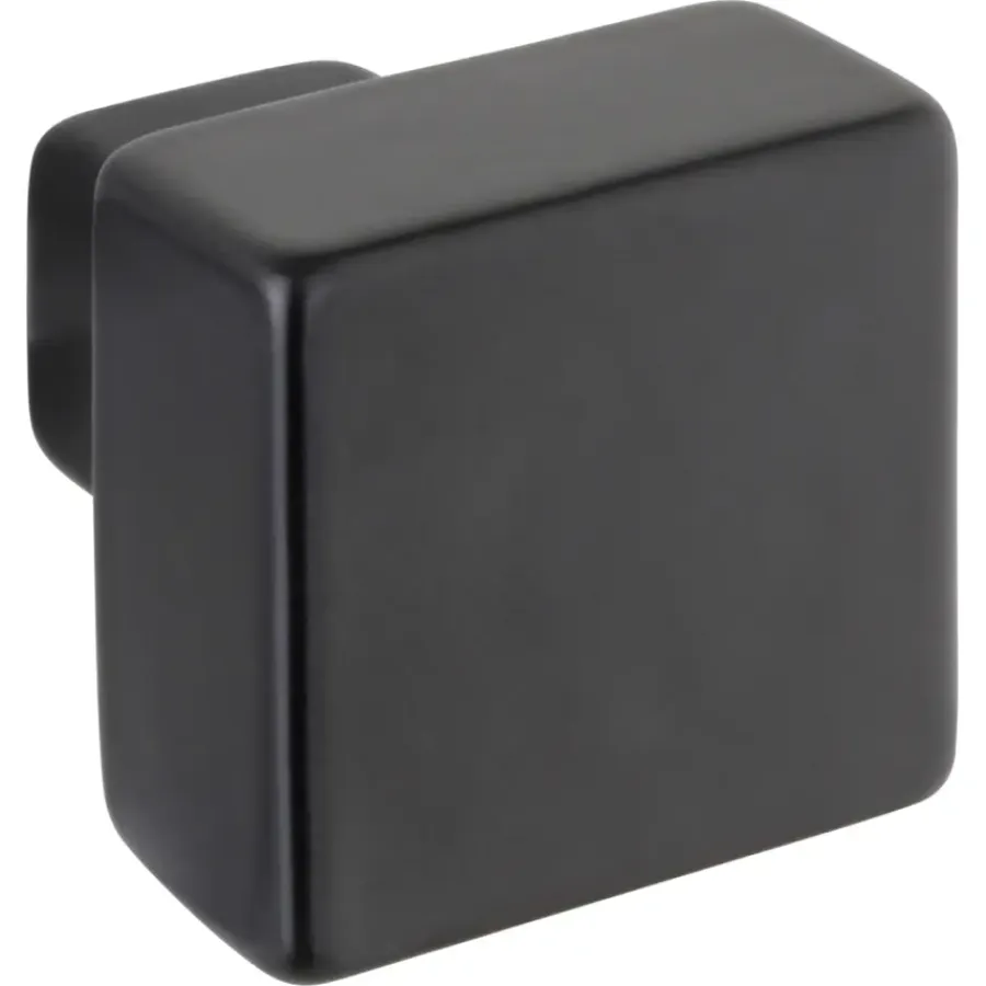 Geen Knop Almar zwart 31mm