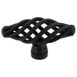 Siro Knop Claire zwart 51mm