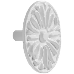 Geen Knop Elian wit 38mm
