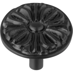 Geen Knop Elian zwart 38mm