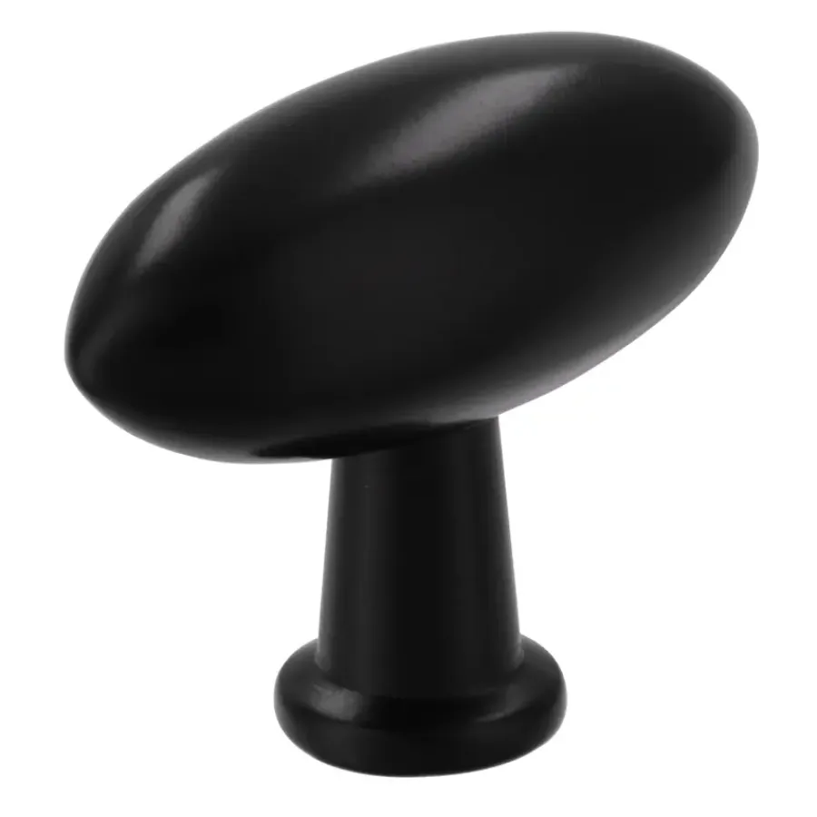 Siro Knop Fleur zwart 38mm