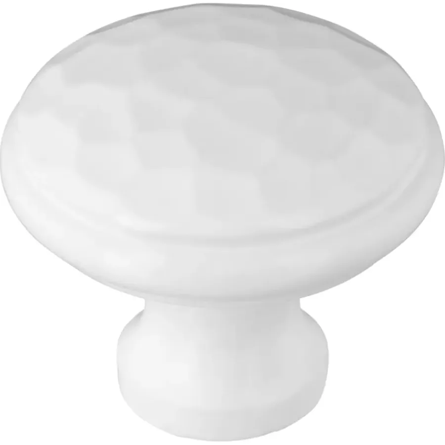 Geen Knop Hamerslag wit 31mm