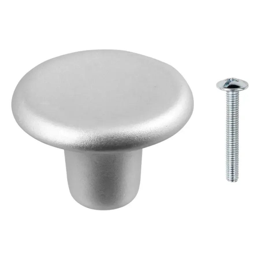 Geen Knop Hetty aluminium 30mm