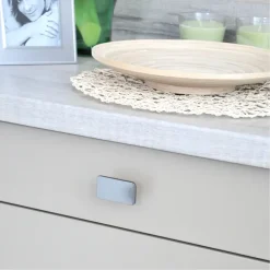 Siro Knop Inge rvs look 58mm
