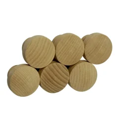 Siro Knop Jasmijn beuken 30mm 6 stuks