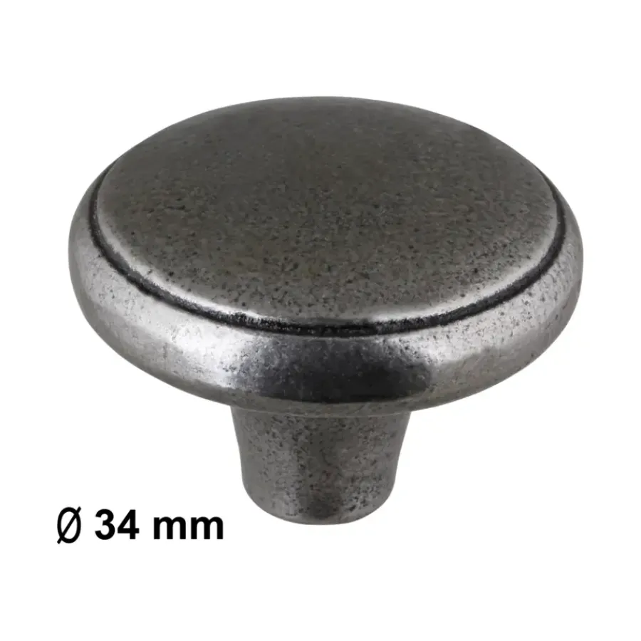 Geen Knop Jaya tin look 34mm