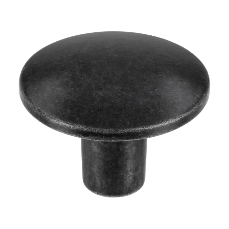 Siro Knop Jelte mat zwart 30mm