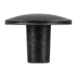 Siro Knop Jelte mat zwart 30mm