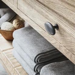 Siro Knop Jort zwart 64mm