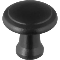 Geen Knop Kay zwart 25mm