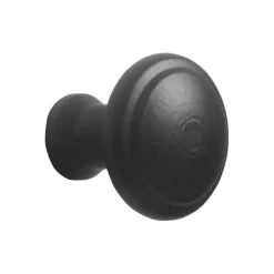 Geen Knop Kay zwart 25mm