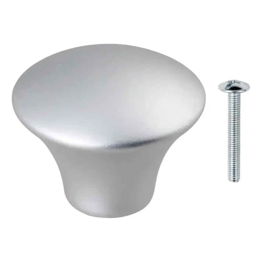 Geen Knop Kitty aluminium 30mm