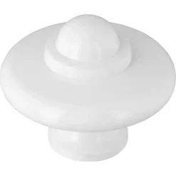 Geen Knop Lydia wit 42 mm