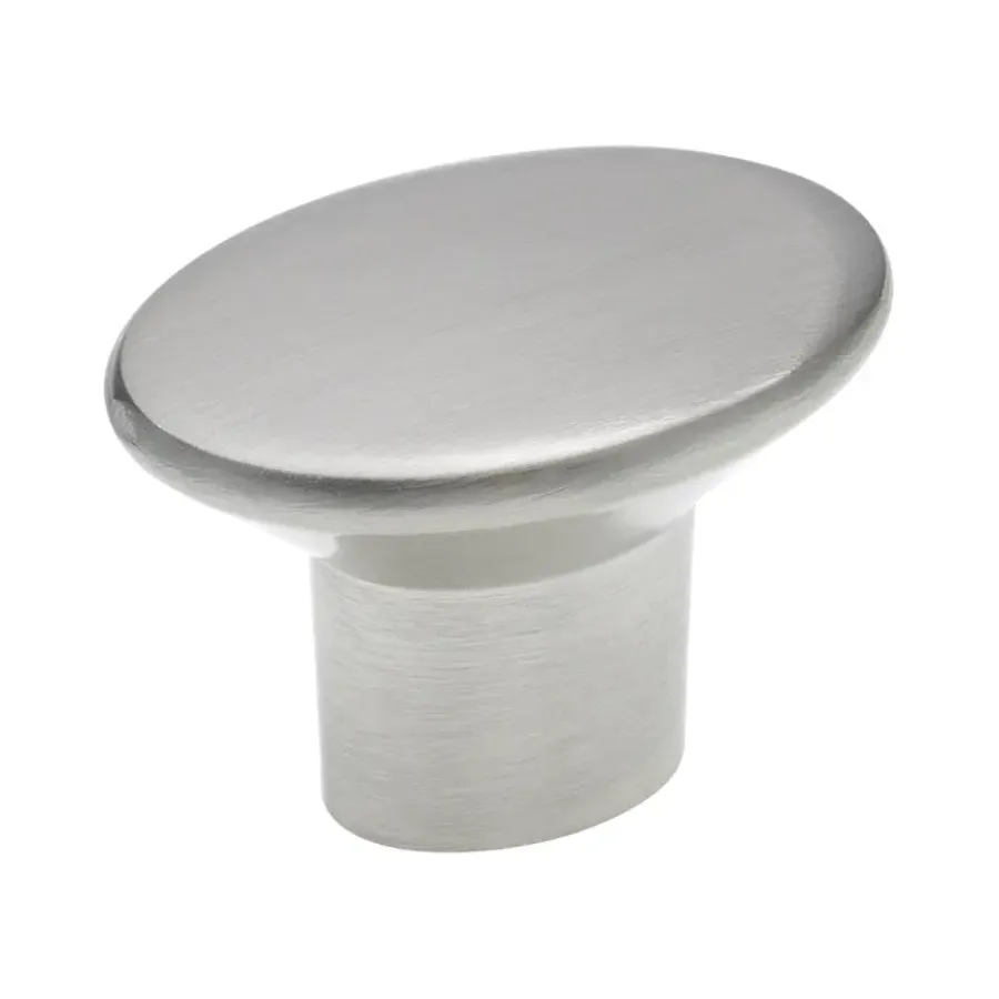 Siro Knop Merle rvs look 37mm