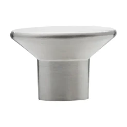 Siro Knop Merle rvs look 37mm