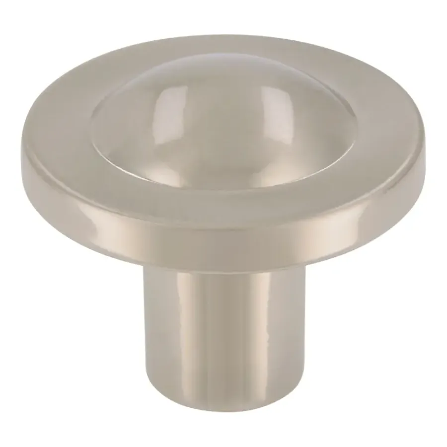 Siro Knop Mette rvs look 35mm