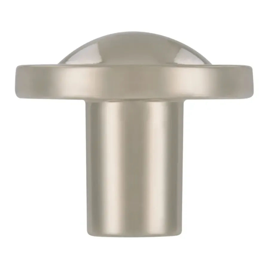 Siro Knop Mette rvs look 35mm