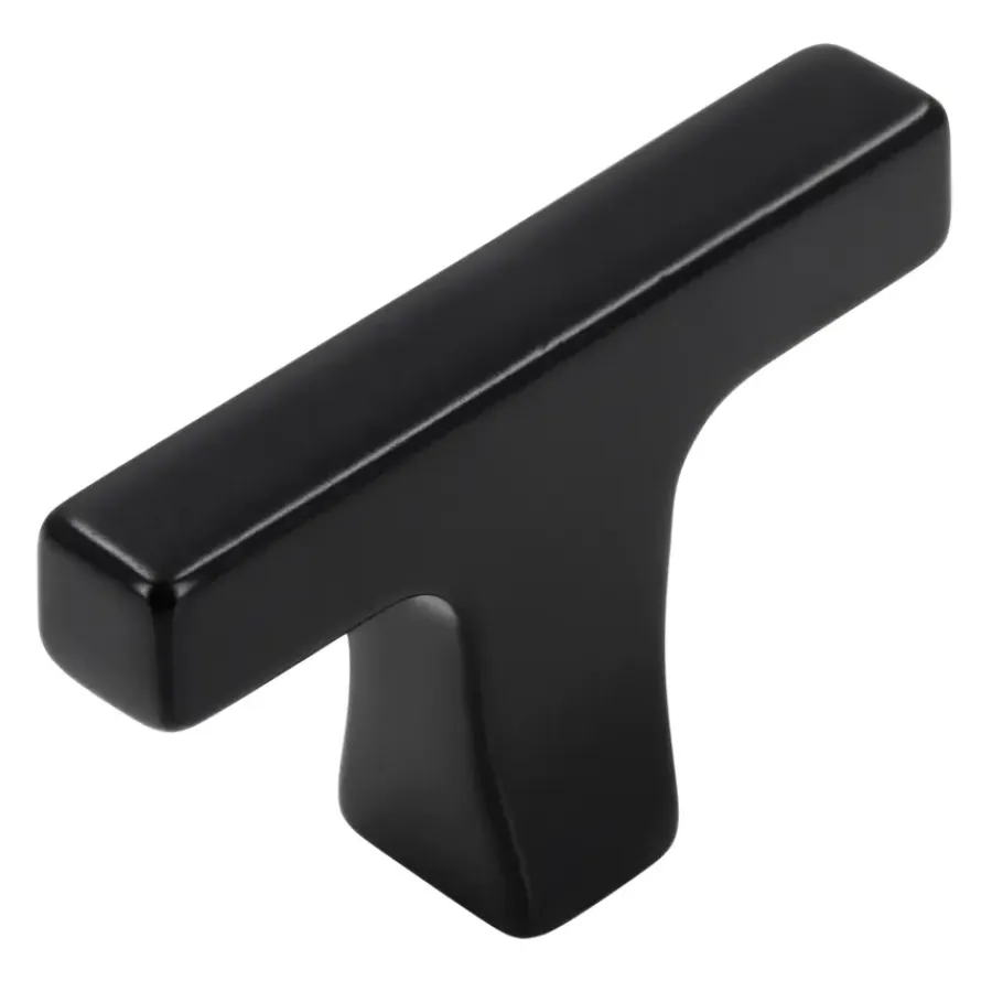 Siro Knop Omer zwart 48mm