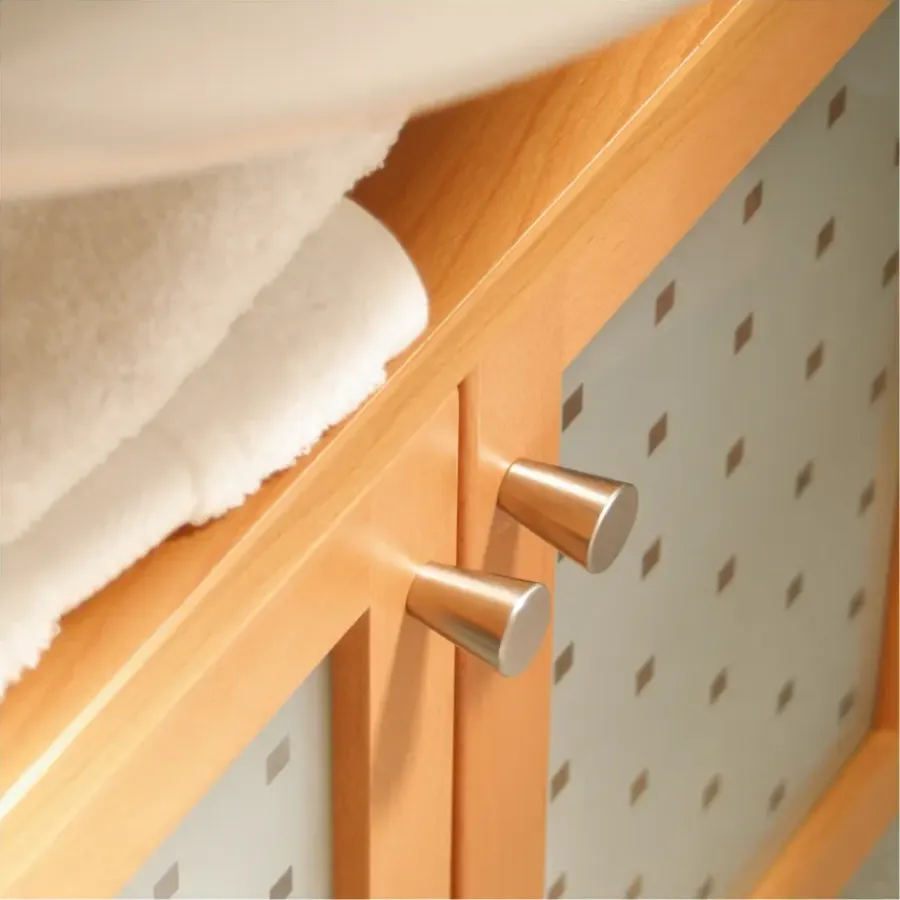 Siro Knop Phoebe rvs 24mm