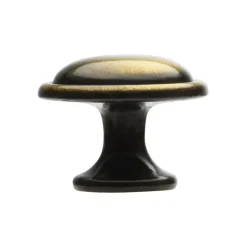 Siro Knop Quinty messing antiek 29mm