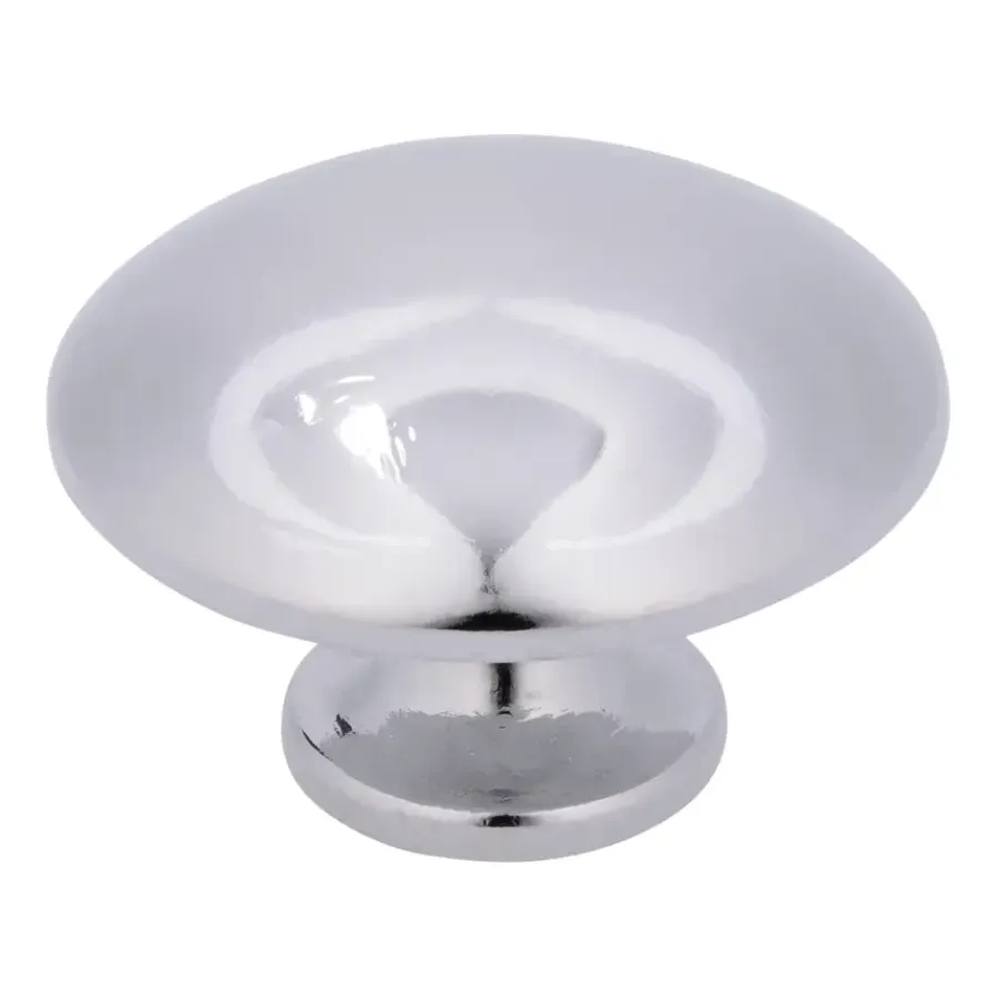 Siro Knop Sophia chroom glans 35mm