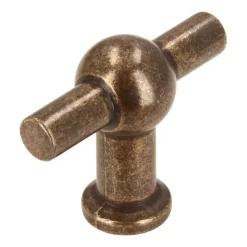 Siro Knop Thea messing antiek 50mm