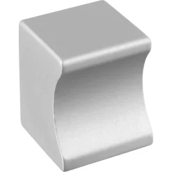 Geen Knop Vierkant aluminium 19mm