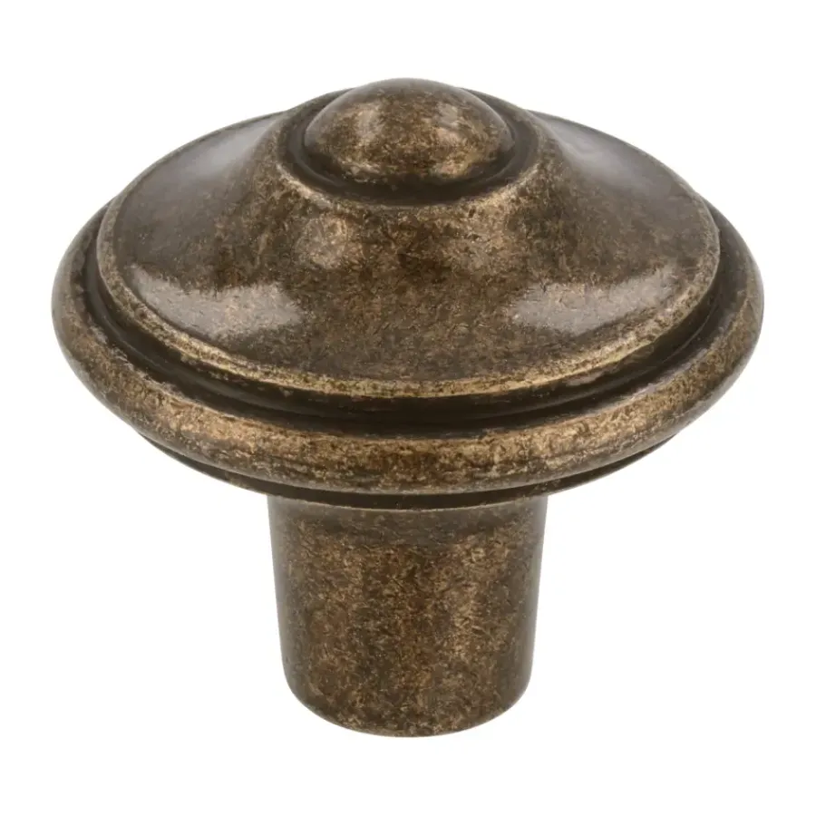 Siro Knop Violet messing antiek 31mm