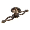 Siro Knop Violet messing antiek 108mm