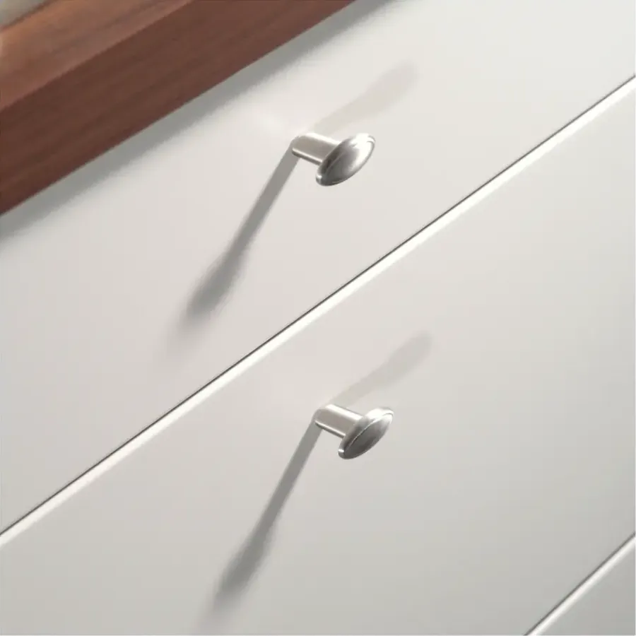Siro Knop Xenia rvs look 35mm