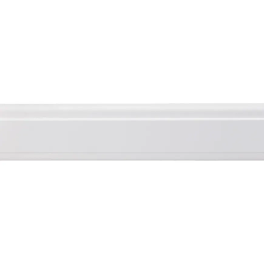 Koplat MDF klassiek wit gegrond 12x68mm 270cm