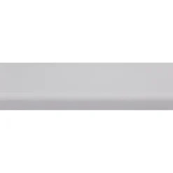 Koplat MDF recht wit gegrond 12x45mm 270cm