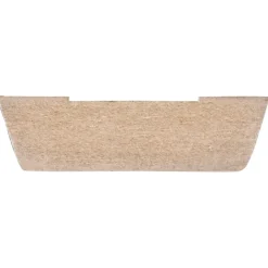 Koplat MDF schuin wit gegrond 12x45mm 270cm