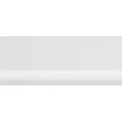 Koplat recht grenen wit gelakt 12x68mm 270cm