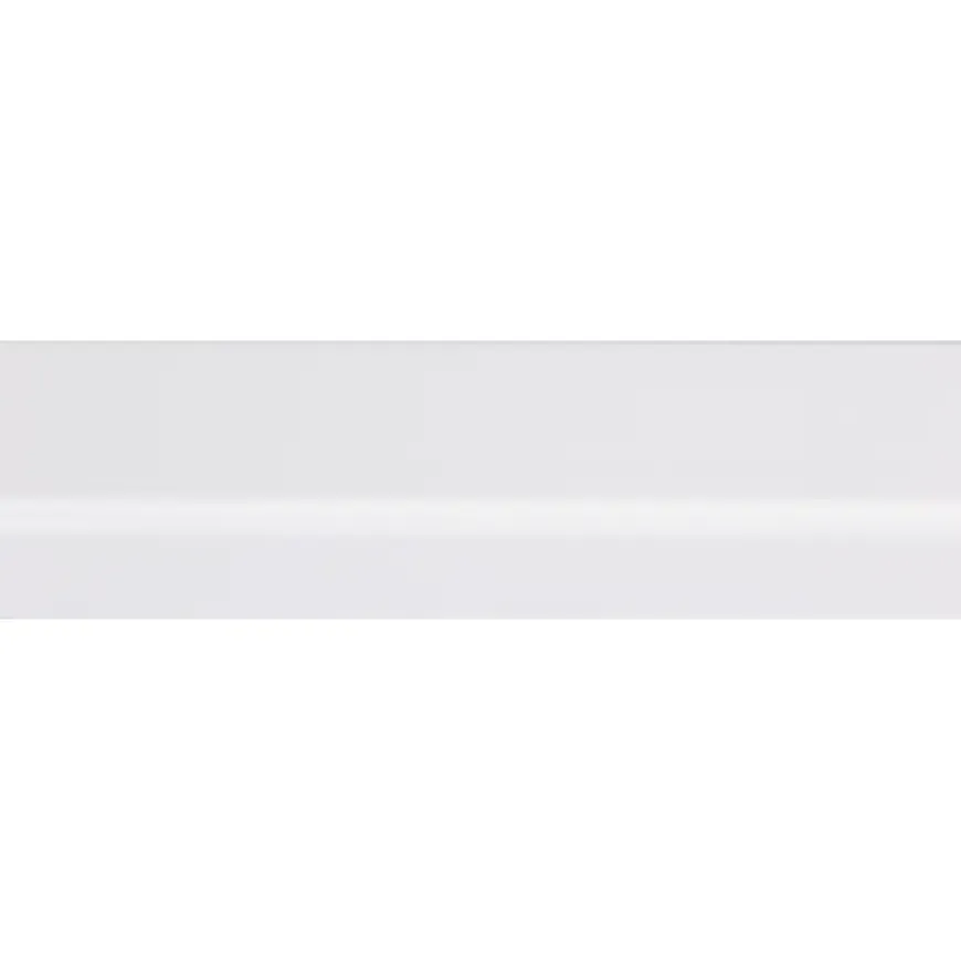 Koplat schuin grenen wit gelakt 12x45mm 270cm