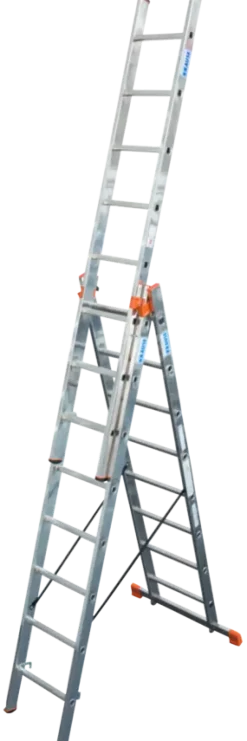 Krause Tribilo Schuifladder 3 x 8 treden