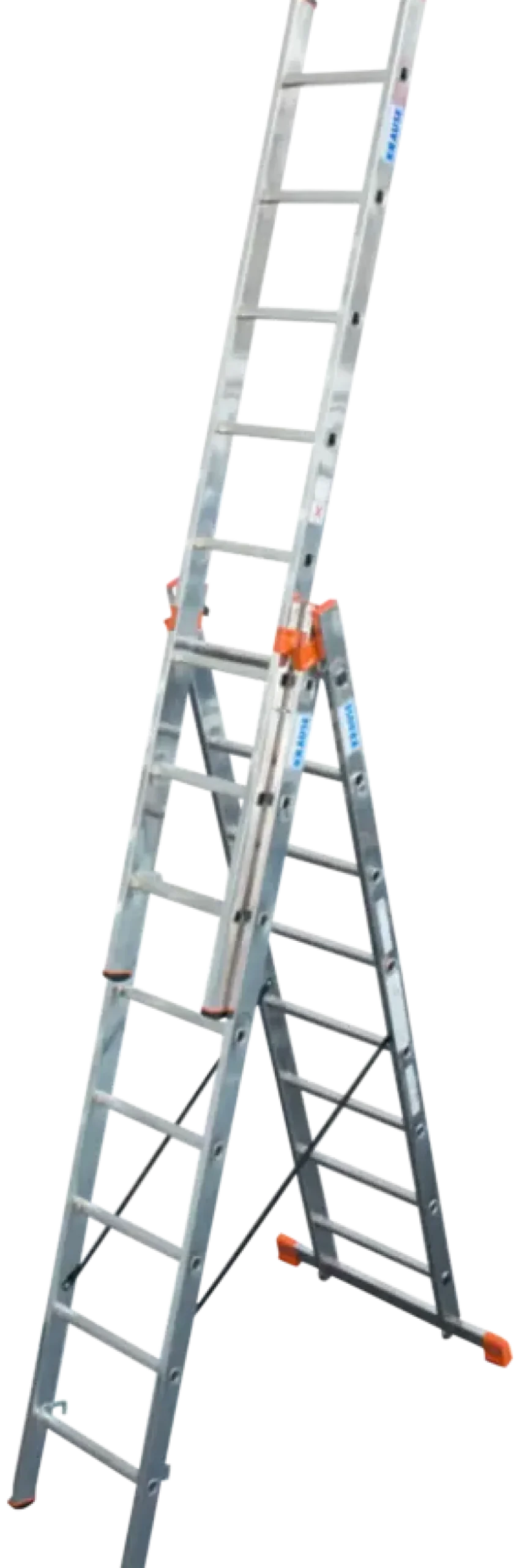 Krause Tribilo Schuifladder 3 x 8 treden