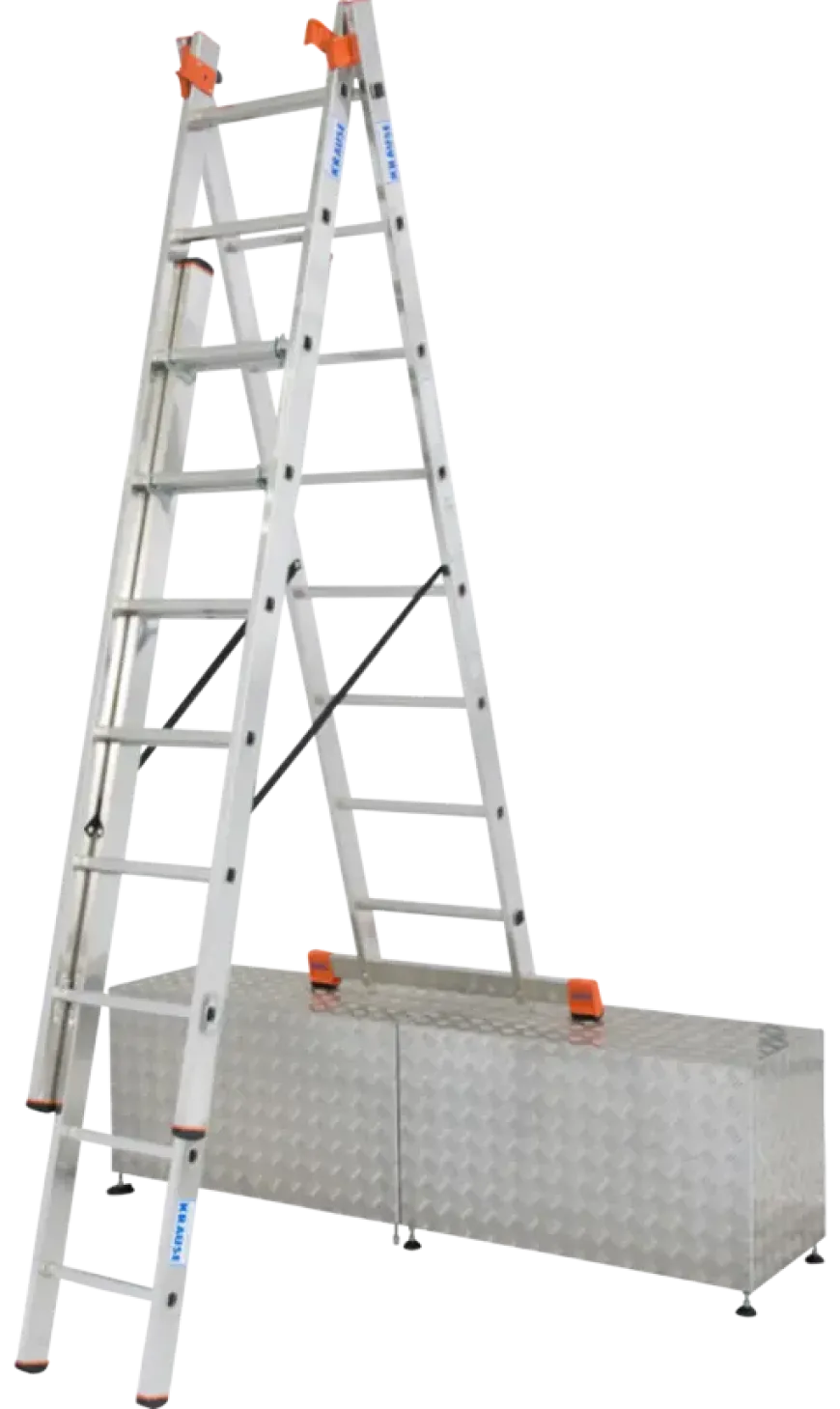 Krause Tribilo Schuifladder 3 x 8 treden