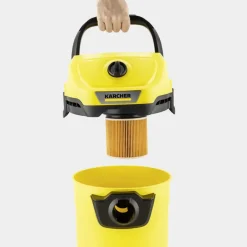 Kärcher 18V nat- en droogzuiger 17L WD3 (incl. 5.0Ah accu + oplader)