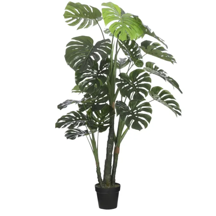 Geen Kunstplant Monstera in pot groen - h150xd80cm