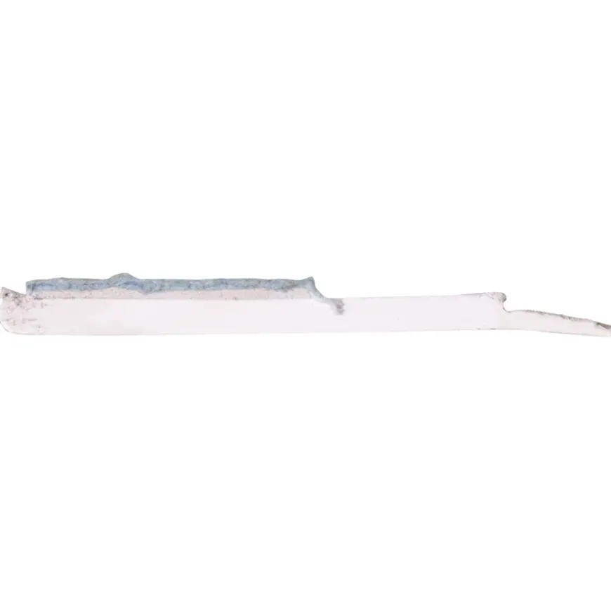 Kunststof afwerkprofiel wit zelfklevend 40x4 mm lengte 260 cm