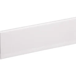 Kunststof afwerkprofiel wit zelfklevend 40x4 mm lengte 260 cm