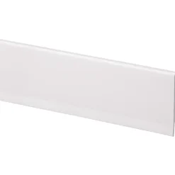 Kunststof afwerkprofiel wit zelfklevend 40x4 mm lengte 260 cm