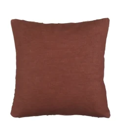 Geen Kussen blad donker bruin - l45xb45xh10cm