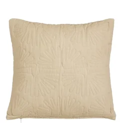 Geen Kussen bloem beige - l45xb45xh10cm