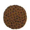 Geen Kussen bruin panter - h10xd45cm