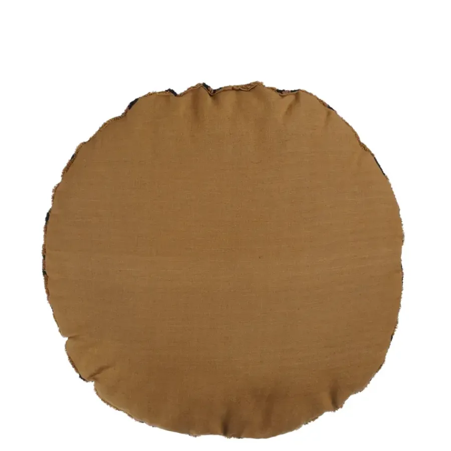 Geen Kussen bruin panter - h10xd45cm