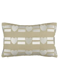 Geen Kussen hart beige - l55xb35xh10cm