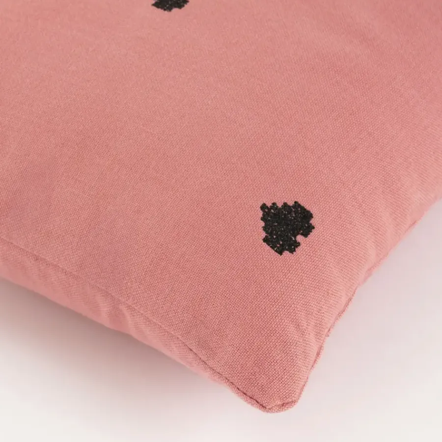 Geen Kussen hart roze - l35xb25xh10cm
